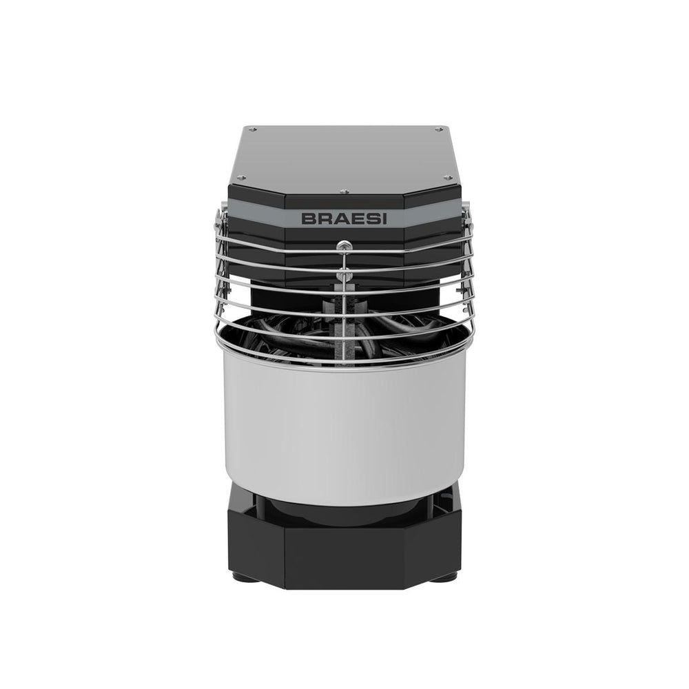 Amassadeira Espiral 3 Kg Masseira Industrial Preta Epóxi 10 Velocidades AES-03 Bivolt - Braesi B18881