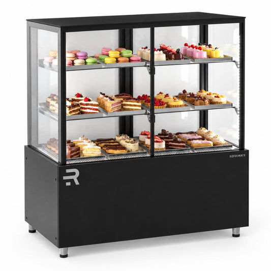 Vitrine Confeitaria Refrigerada New Vanguard Plus 105cm Ar Forçado 3°C a 10°C CNVPR1050 220V - Refrimate 464872-2