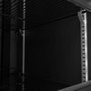 Freezer Vertical Sorvetes Frost Free -18 a -22ºc Slim Inverter 204/337l Vf28 All Black 220v - Metalfrio