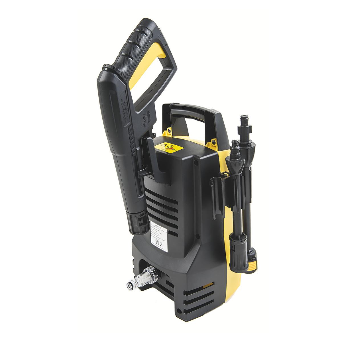 Lavadora Lava Jato Alta Pressão 1200w 220v + Mangueira Verde Pvc 25m Com Acessórios - Tramontina