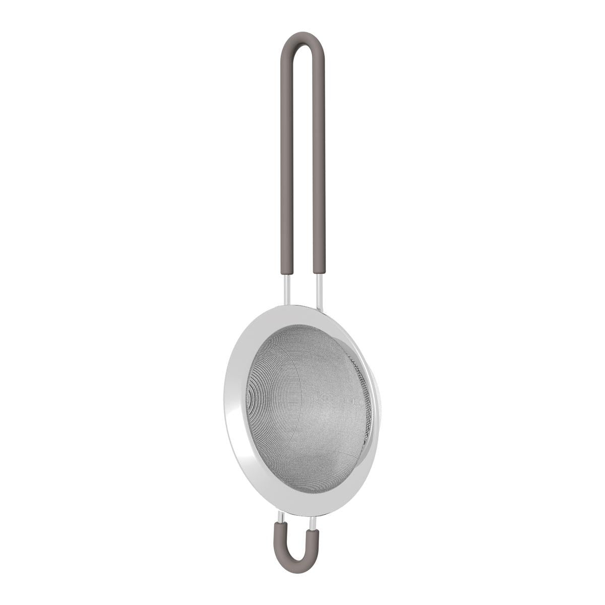Peneira Softta em Aço Inox Com Cabo e Alça em Silicone Cinza 8,8 cm - Tramontina 25860160