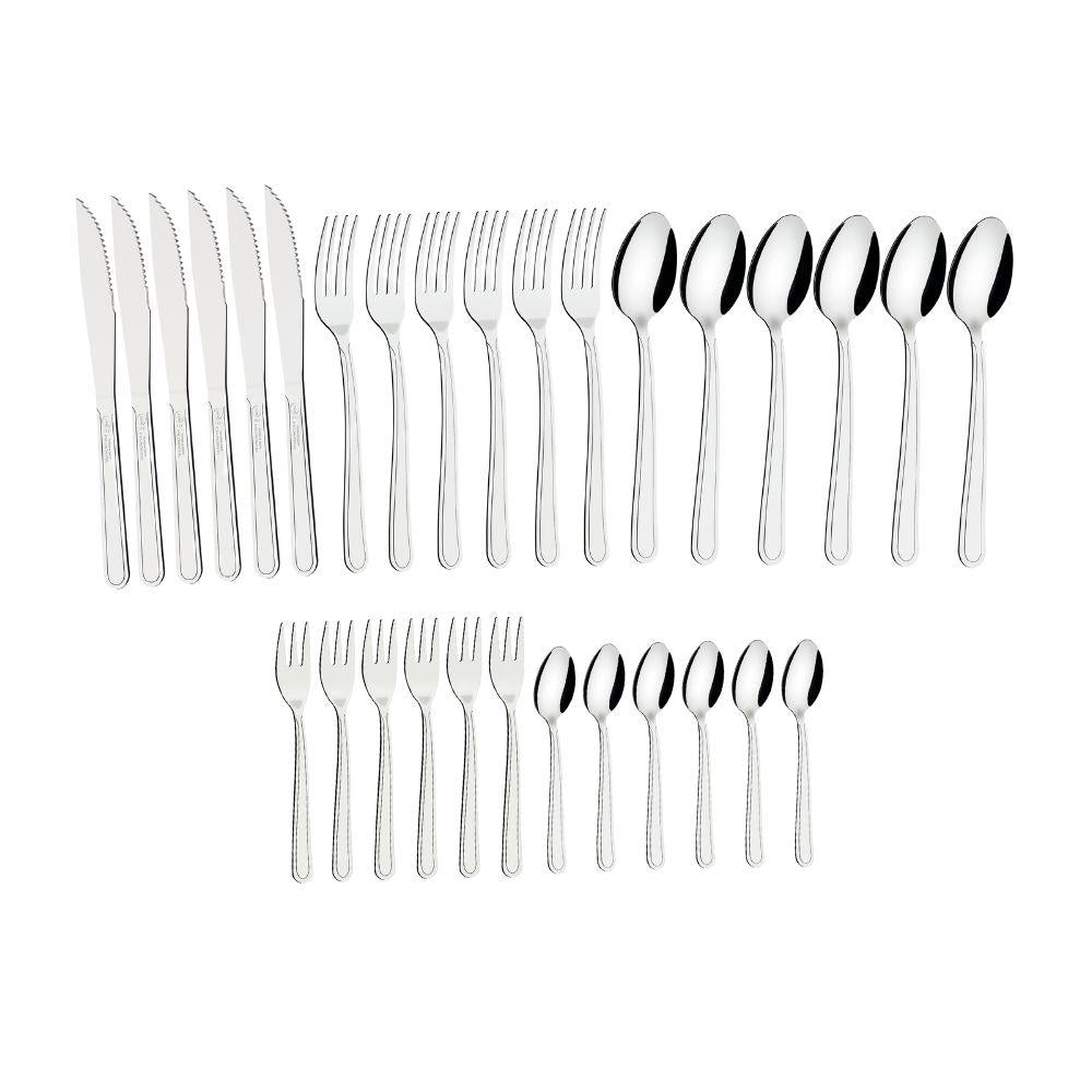 Faqueiro Búzios em Aço Inox 30 Peças - Tramontina 23798050