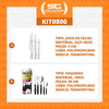Kit - Faqueiro Premium 3 Peças + 1 Faqueiro 30 Peças Ipanema Preto - Tramontina