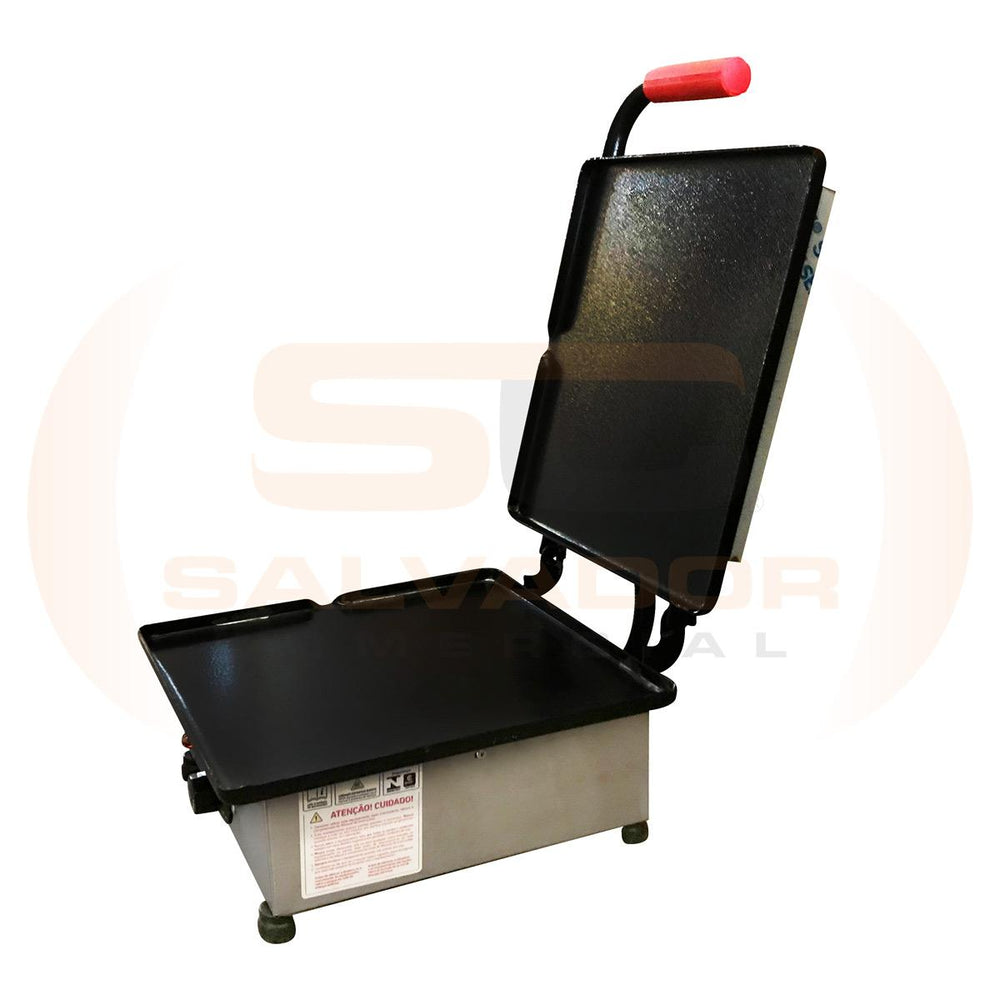 Chapa Sanduicheira Elétrica Com Prensa Profissional Grill PR-350E - Progás