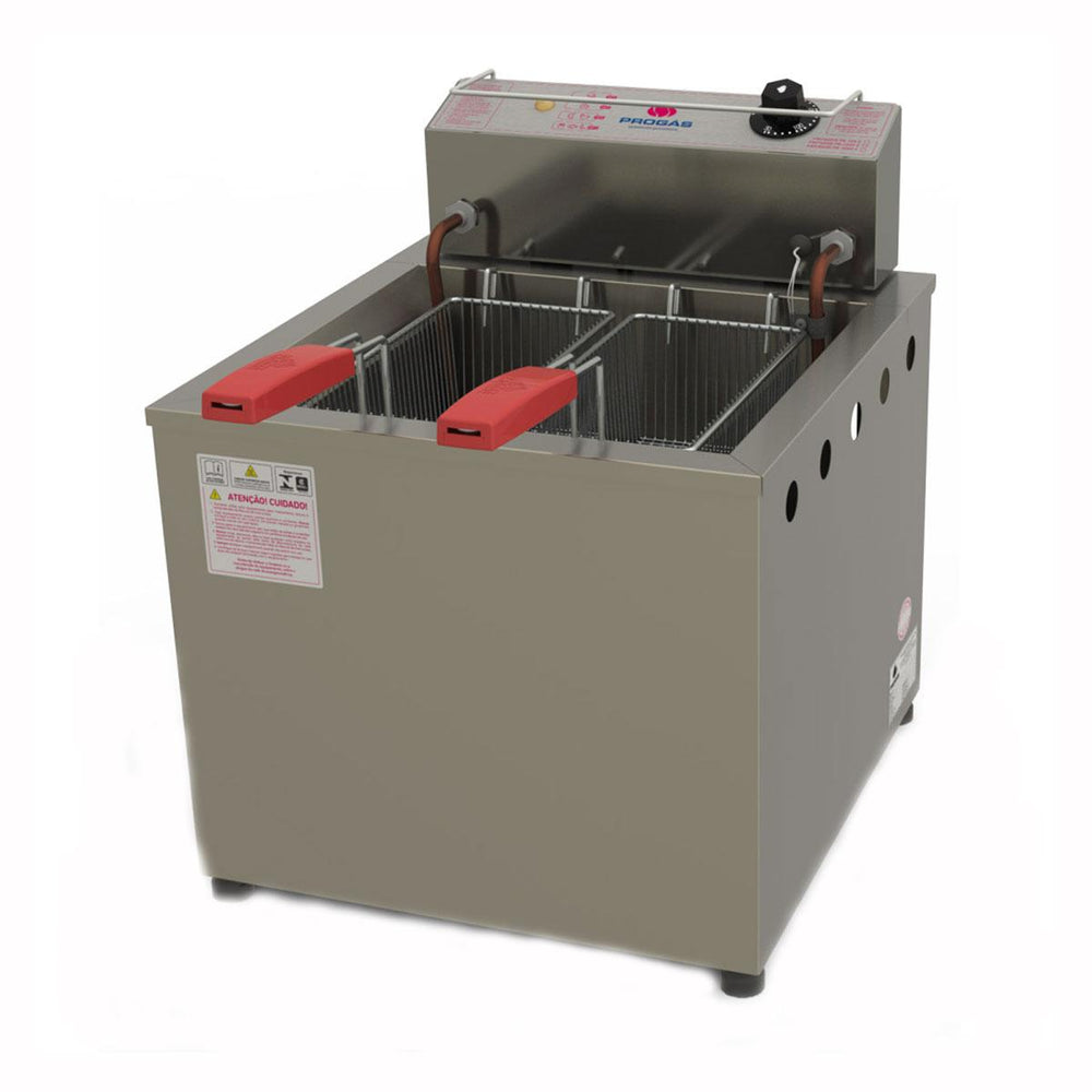 Fritadeira Industrial Elétrica Água e Óleo 18L De Mesa PR-100E - Progás