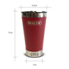 Copo Térmico Para Cerveja Chopp Gelado Em Inox 473ml Cqs 5746 Vermelho Com Tampa e Abridor - Malta