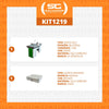 Kit - Caixa Supermercado Empacotador Check-out 1,5m Recorte + Caixa Dinheiro Manual Verde