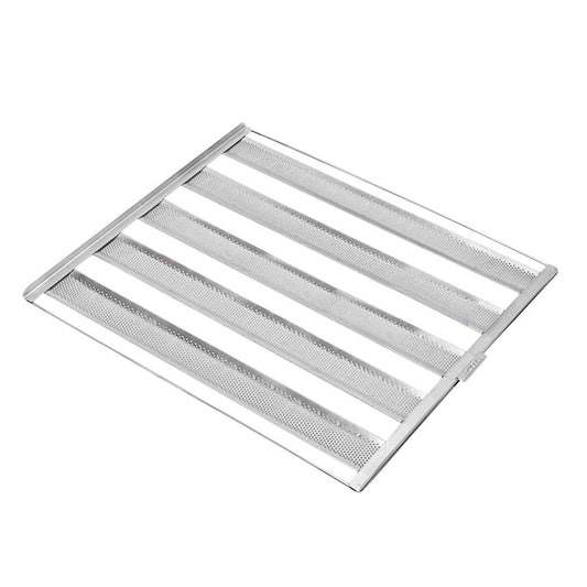 Esteira para Pão Francês 5 Talas Tiras Alumínio 7cm 50g 58x70 - Imeca