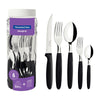 Kit - Faqueiro Plenus 6 Peças + 1 Faqueiro 30 Peças Ipanema Preto - Tramontina