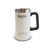 Caneca Térmica Para Cerveja Chopp Gelado Em Inox 709ml Cqs 5751 Branco - Malta