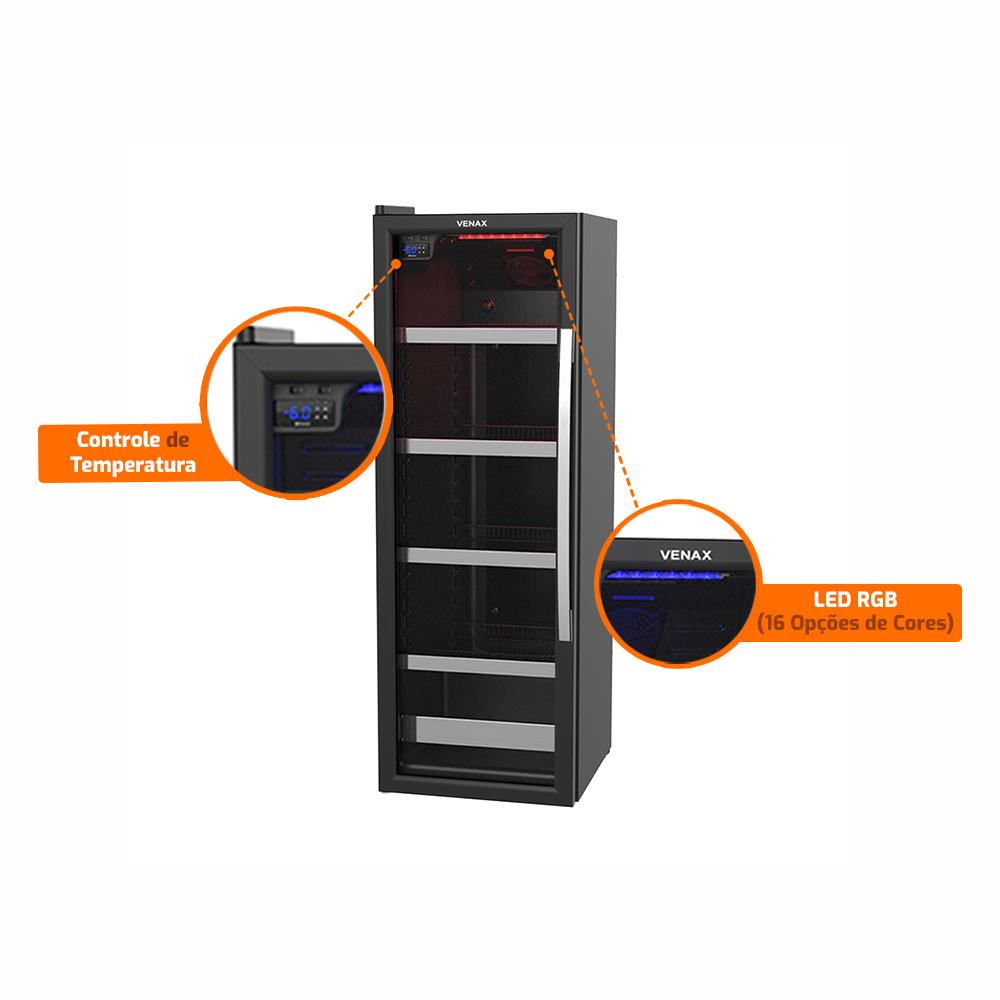 Cervejeiro Refrigerador Expositor -6ºc a +6ºc 209l Porta Invertida Expvclpi Color 127v - Venax 32173