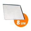 Kit - 8 Assadeiras Estampada Lisa Em Alumínio 35x35x1 Para Fornos Prp-004 / Fcsb4e / Fcv-35 - Imeca