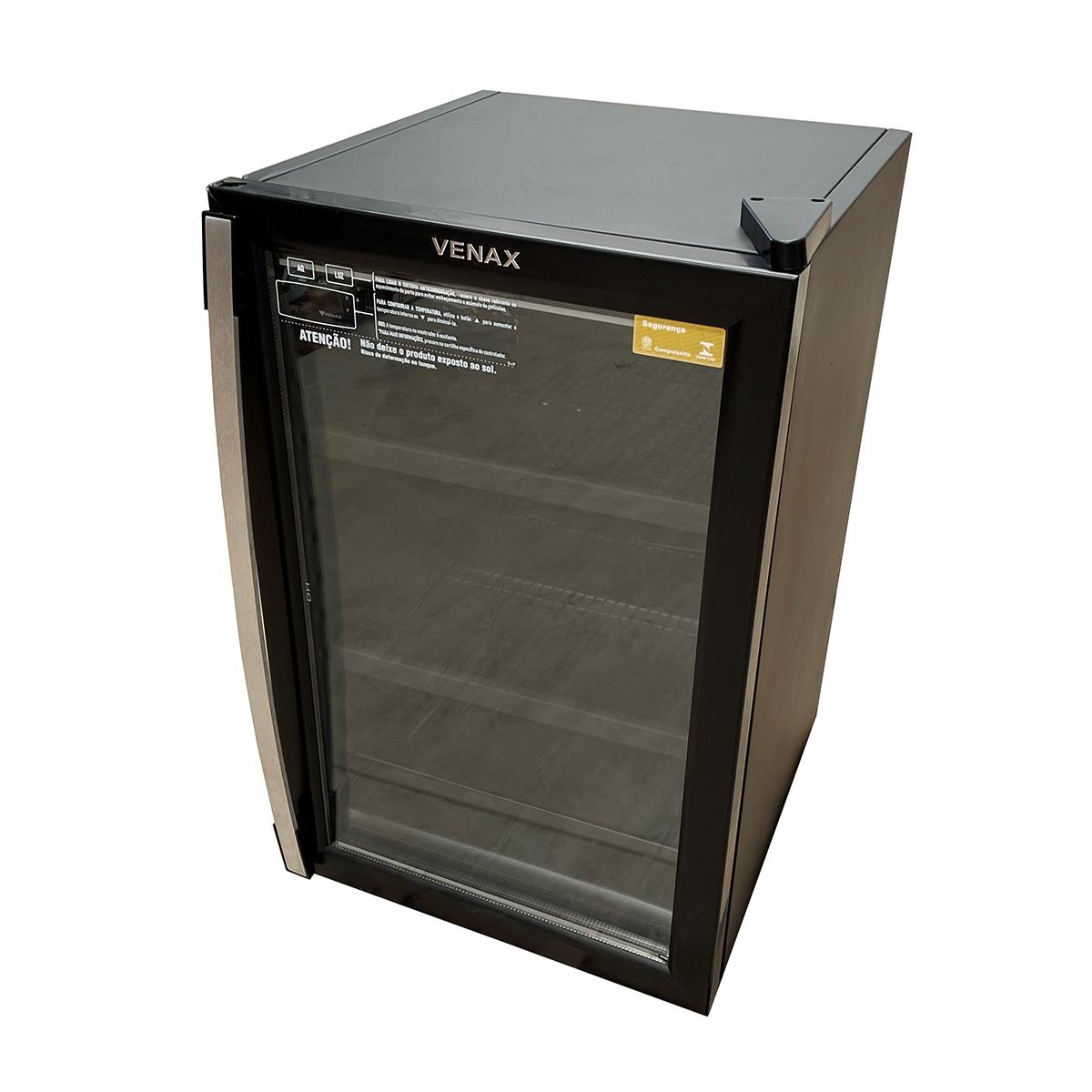 SEMINOVO - Visa Cooler Expositor Cervejeiro Porta Vidro 100L Blue Light EXPVQBL100 Bivolt (com Transformador) - Venax