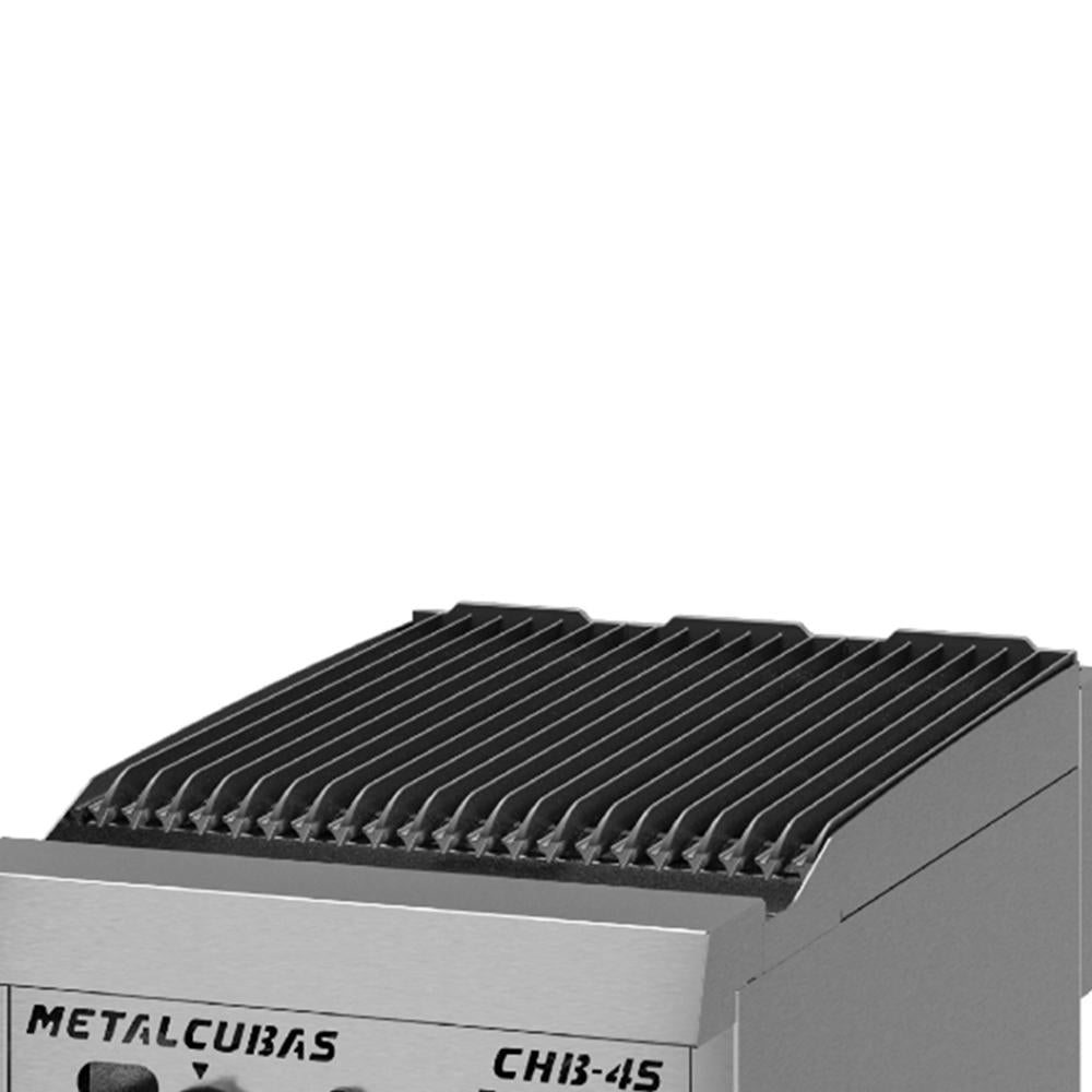 Char Broiler a Gás Profissional Inox Chapa Grill Premium 45cm CHB-45 G2 - Metalcubas