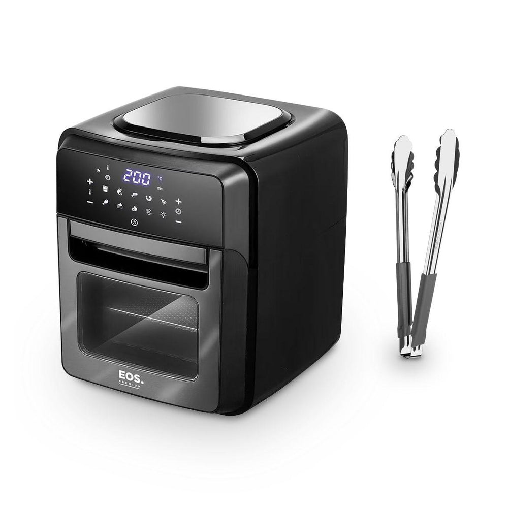 Kit Air Fryer Fritadeira Sem Óleo Toutch EAF12T 220V EOS + Pegador Inox 30cm Tramontina