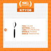 Kit - 60 Colheres de Mesa Ipanema Com Lâmina Em Aço Inox Cabo Preto Cptop - Tramontina 23363400