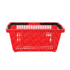 Kit - Caixa Supermercado Empacotador Check-out 2m Recorte + 20 Cestos de Compras Vermelho