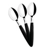 Kit - 60 Colheres de Mesa Ipanema Com Lâmina Em Aço Inox Cabo Preto Cptop - Tramontina 23363400