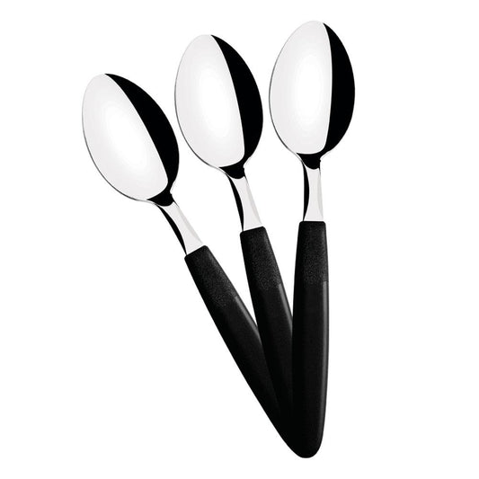 Kit - 60 Colheres de Mesa Ipanema Com Lâmina Em Aço Inox Cabo Preto Cptop - Tramontina 23363400