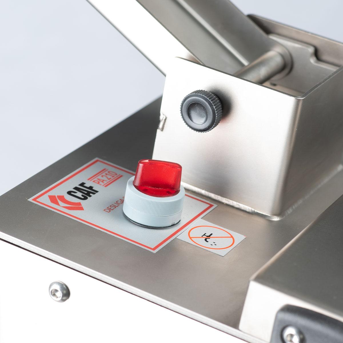 Processador de Alimentos Inox Com 5 Discos 0,75cv + Grade Cubo 8mm PA210-i Bivolt - Caf PA210231F34