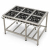 Fogão Inox De Encosto 6 Queimadores PMDINOX-600 Encosto - Progás P38213