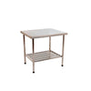 Mesa Bancada 1,20L x 0,70P X 0,90A Total Inox 430 Desmontável Multiuso - Imeca