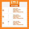 KIT - Jogo de Facas, Garfos e Colheres Búzios 180 Peças em Aço Inox IBAG - Tramontina