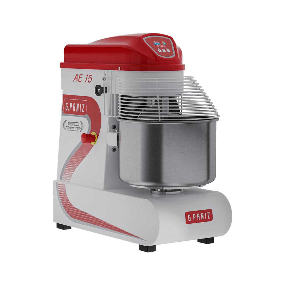 Amassadeira Espiral 15 Kg Masseira Industrial Epóxi 3 Velocidades AE 15 G2 Trifásico 380T - GPaniz 35649
