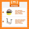 Kit - Misturador Mexedor Gás Mogmix 7 Lts Prmog-07 Amarelo Bivolt + Giramog - Progás