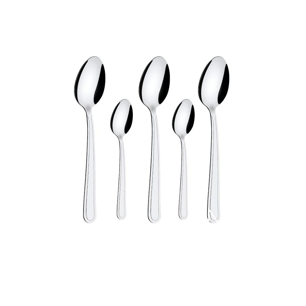 Conjunto Chá e Sobremesa Búzios 60 Peças Totalmente Em Aço Inox Ibag - Tramontina