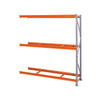 Mini Porta Pallet Continuação 1,8x0,8x2m Estante Para Armazenagem Com 3 Níveis 500kg - Sa Gôndolas