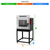 Forno Turbo 5 Esteiras a Gás Twister Ext. Pintado Int. Galvanizado Fvt5g 220v - Venâncio 54447