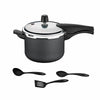 Panela de Pressão 4,5l Alumínio Antiaderente Grafite + 3 Utensílios - Tramontina