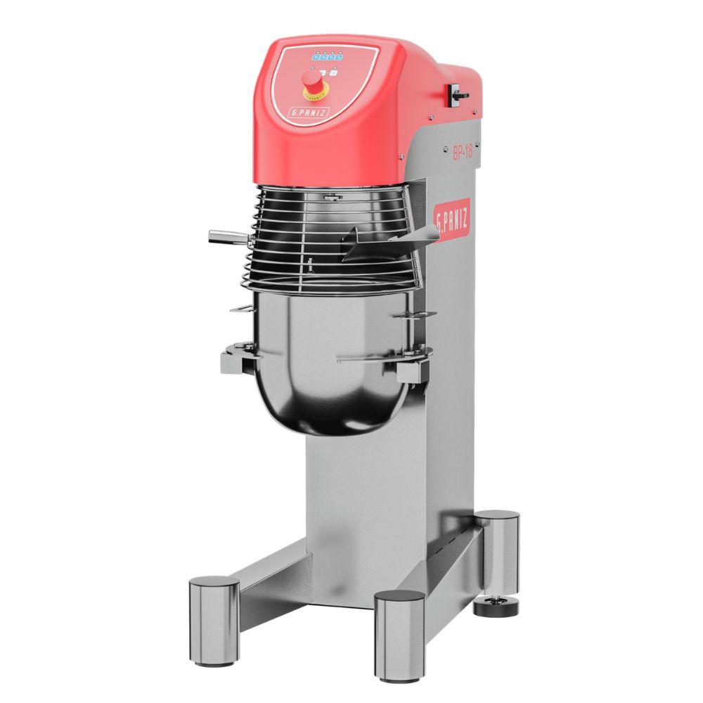 Batedeira Planetária de Coluna 18L Profissional 4 Velocidades 1cv Inox BP 18 G2 I 220v - Gpaniz 39742