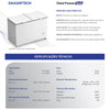 Freezer Refrigerador Inverter Horizontal Dupla Ação +8 a -22ºc 417l Da420if Tech Bivolt - Metalfrio