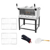 Forno Gás Industrial Infra Roma Inox 90 Firiv90 + 2 Grades Extra + Luva Térmica + pá Pizza - Venâncio