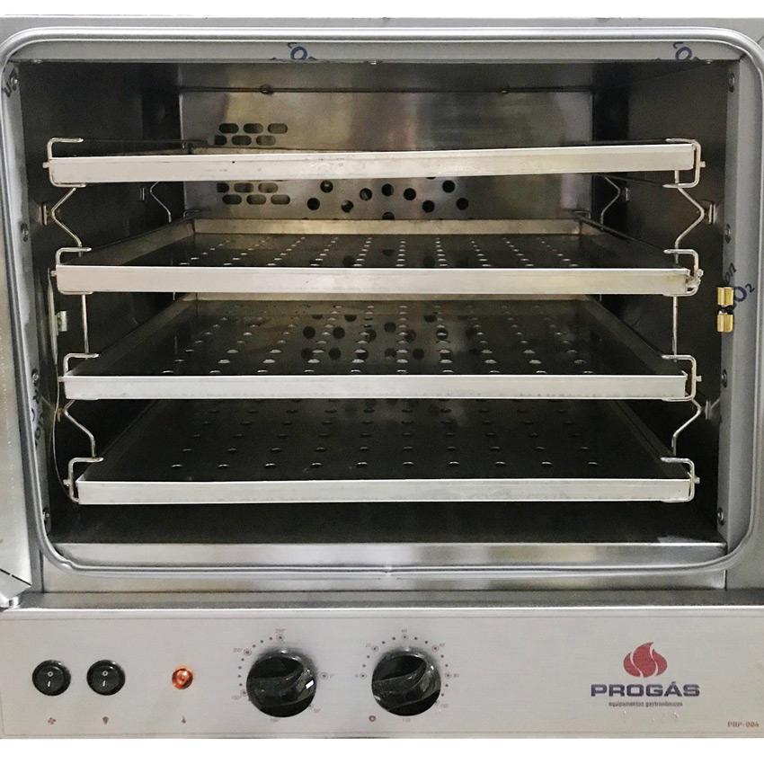 Forno Turbo Elétrico Fast Oven Prp-004 Plus Vermelho - Progas Digital 220V
