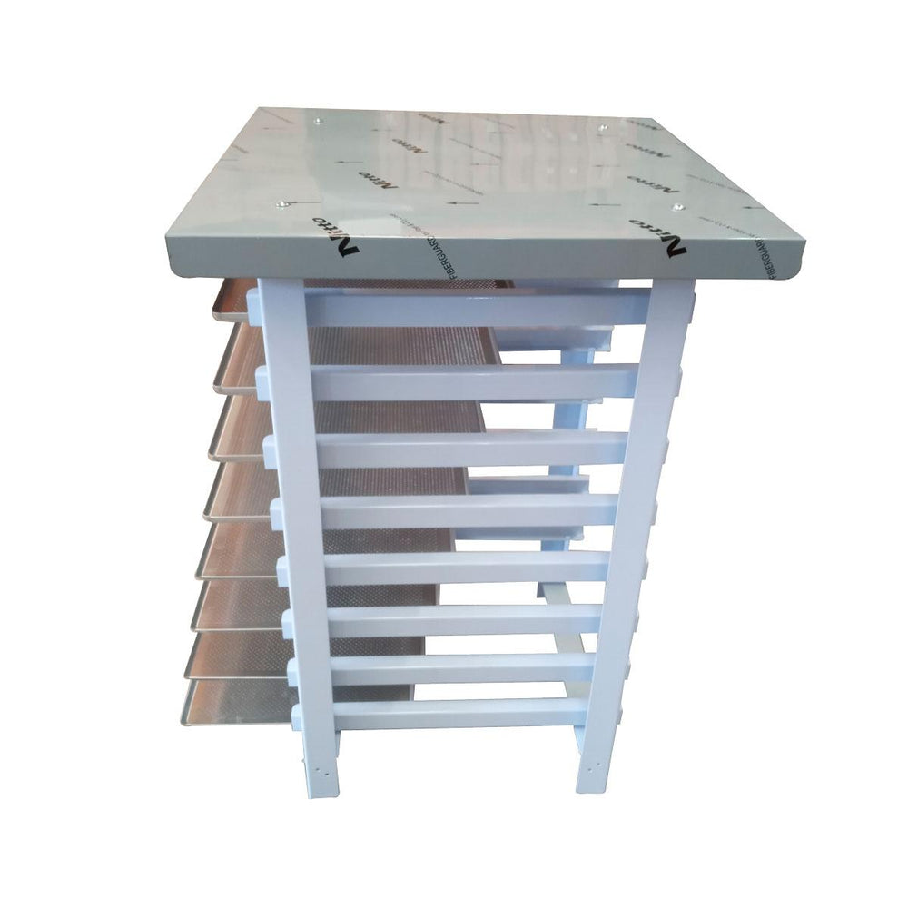 Kit Mesa Apoio MES-004 Bancada Capacidade 8 Níveis + 8 Assadeiras 35x35 - Progás