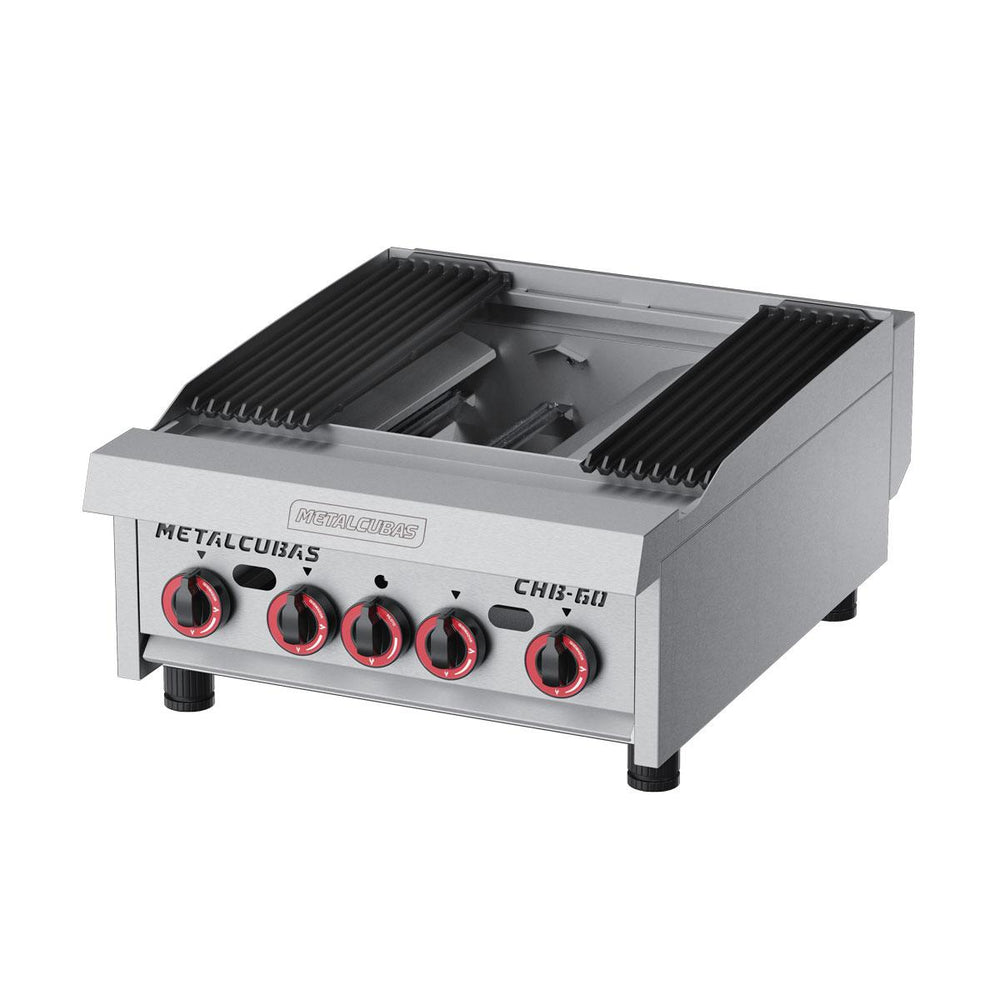 Char Broiler a Gás Profissional Inox Chapa Grill Premium 60cm CHB-60 - Metalcubas