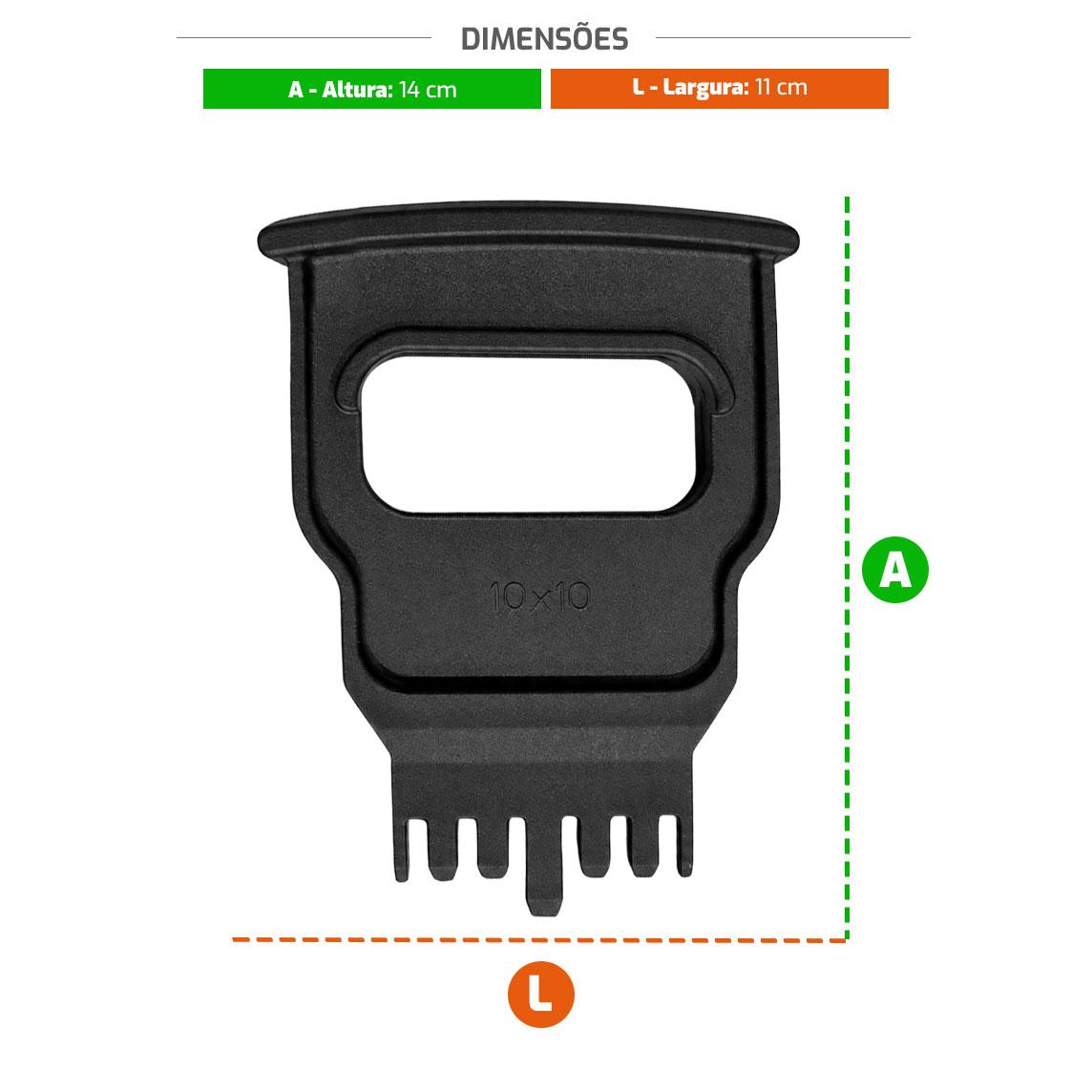 Limpador de Discos Grade Cubo 10mm de Processador - CAF 30060063