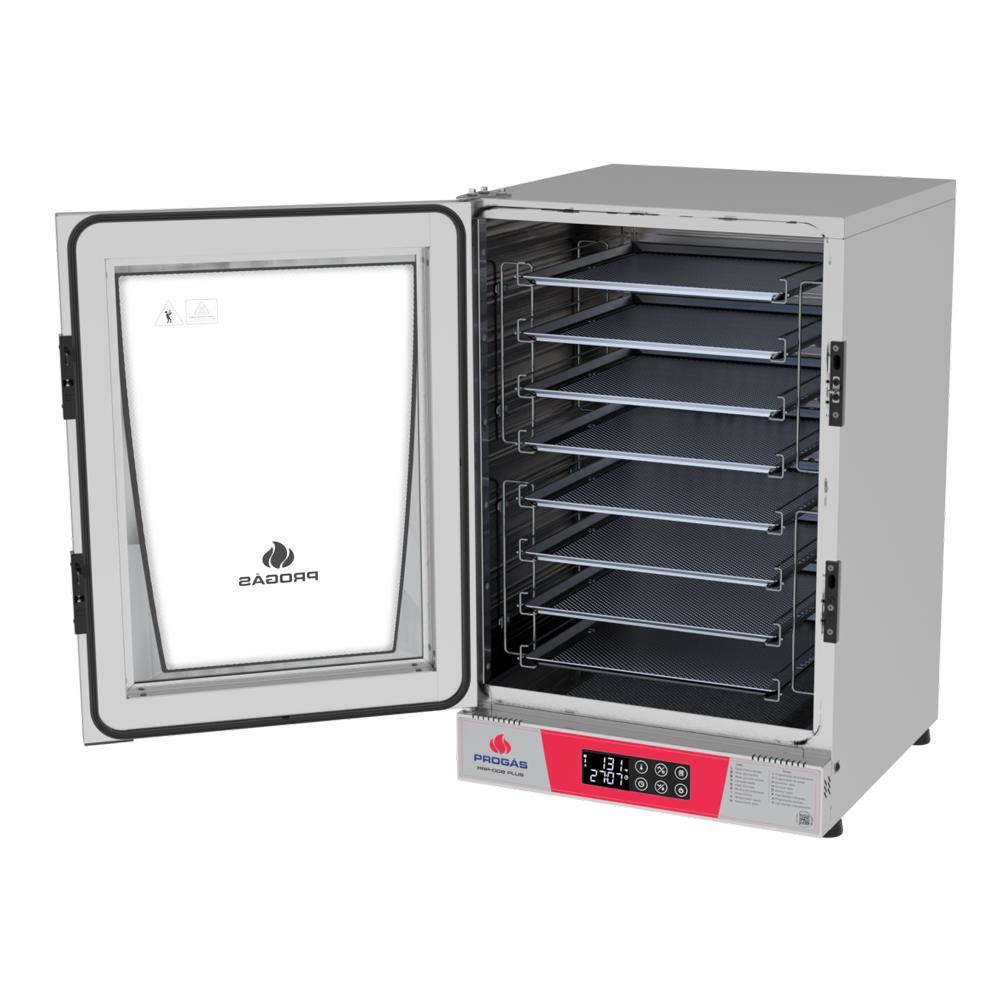 Forno Turbo Elétrico Convecção 8 Assadeiras Digital Padarias Prp-008 Plus Vermelho 220v - Progás