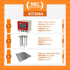 Forno Turbo Prp-004 g2 220v Vermelho + Bancada Mes-004 Progás + 8 Assadeiras Cimapi