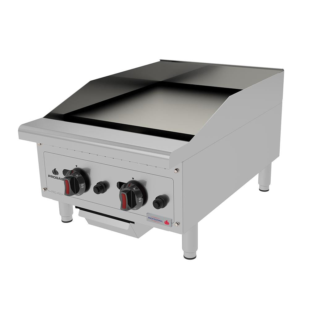 Chapa Lanche Bifeteira a Gás Profissional Para Lanchonetes Inox 45cm PRO-45CH - Progás P44602