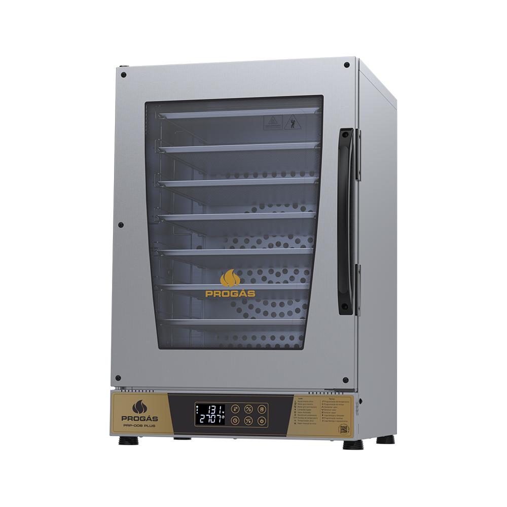 Forno Turbo Elétrico Convecção 8 Assadeiras Digital Padarias Prp-008 Plus Dourado 220v - Progás