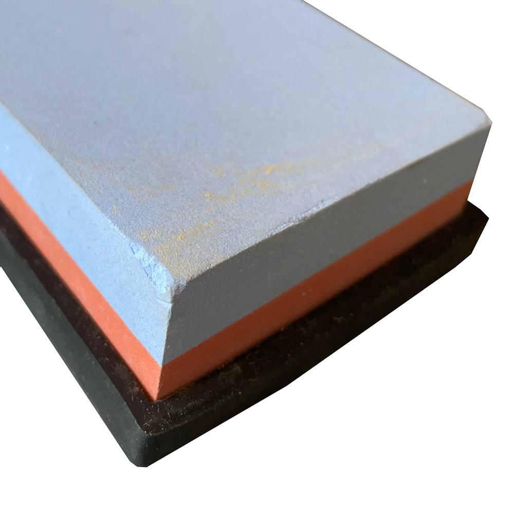 SEMINOVO - Pedra Para Afiar Profio Com Granulação 400 e 1000 Dupla Face Com Suporte Emborrachado - Tramontina 24029000