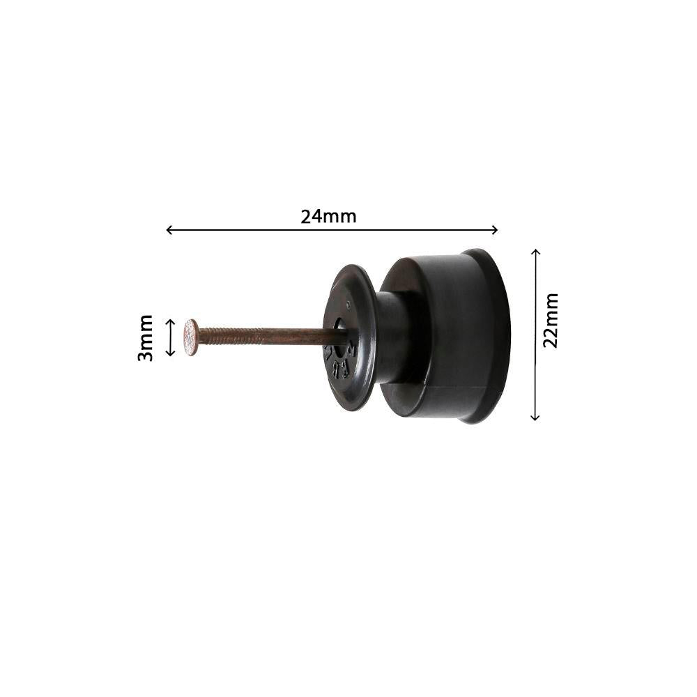 Fio Eletroplástico Rolo 500m Laranja Leve 2mm Cercas Elétricas EP500 + 100 Roldanas 24mm - Zebu