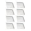 Kit - 8 Assadeiras Estampada Lisa Em Alumínio 35x35x1 Para Fornos Prp-004 / Fcsb4e / Fcv-35 - Imeca