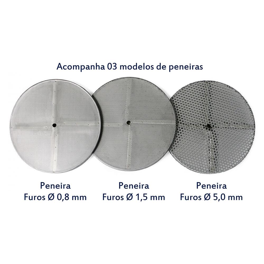 Despolpadeira de Açaí e Similares Profissional Para Restaurantes Inox 20l 1/2cv Dg.20 220v - Metvisa
