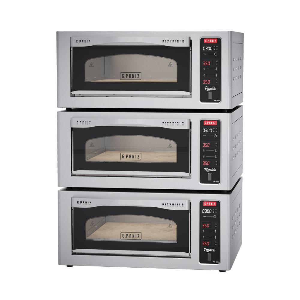 Forno Assador Para Pizza Refratário Total Inox Elétrico Digital Fpe-400d 220v - Gpaniz