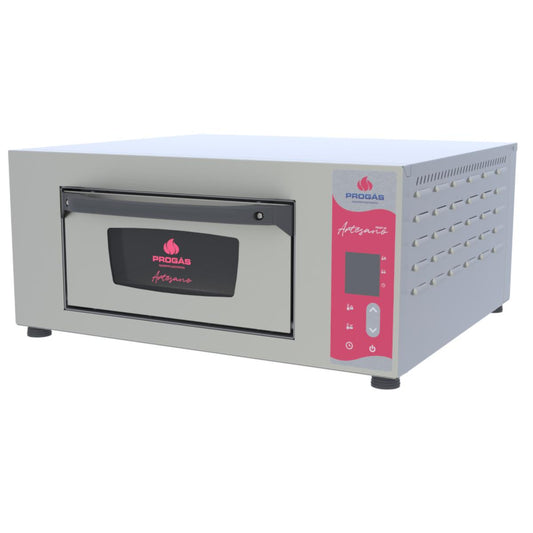 Forno Elétrico de Pizza Pães Artesanais C/pedra 40x40 Prart-40 Artesano 220v - Progás P42592